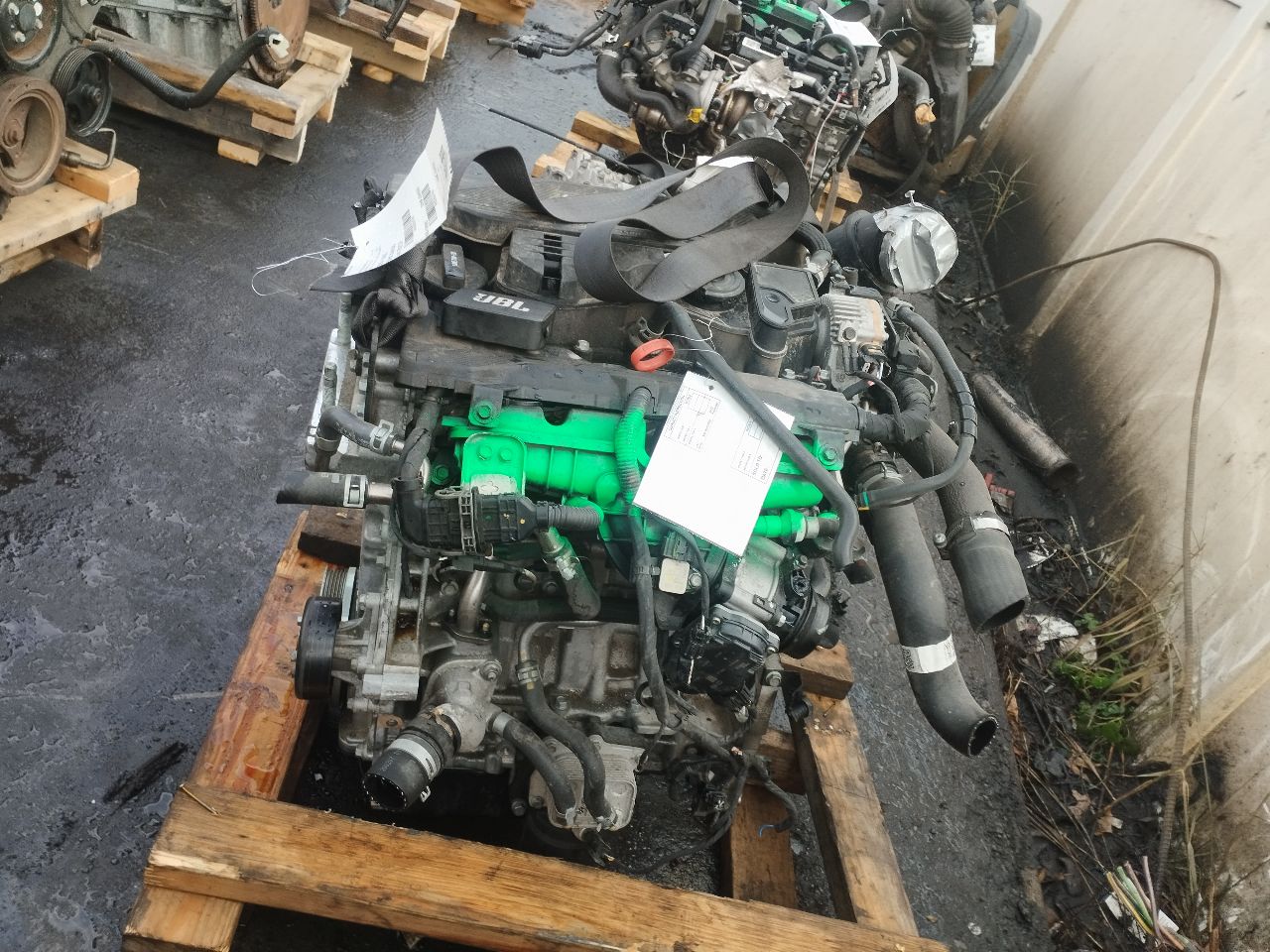 2021 KIA K5 1.6L 4cyl Turbo Gasoline ENGINE ASSEMBLY - 250743 — photo 1