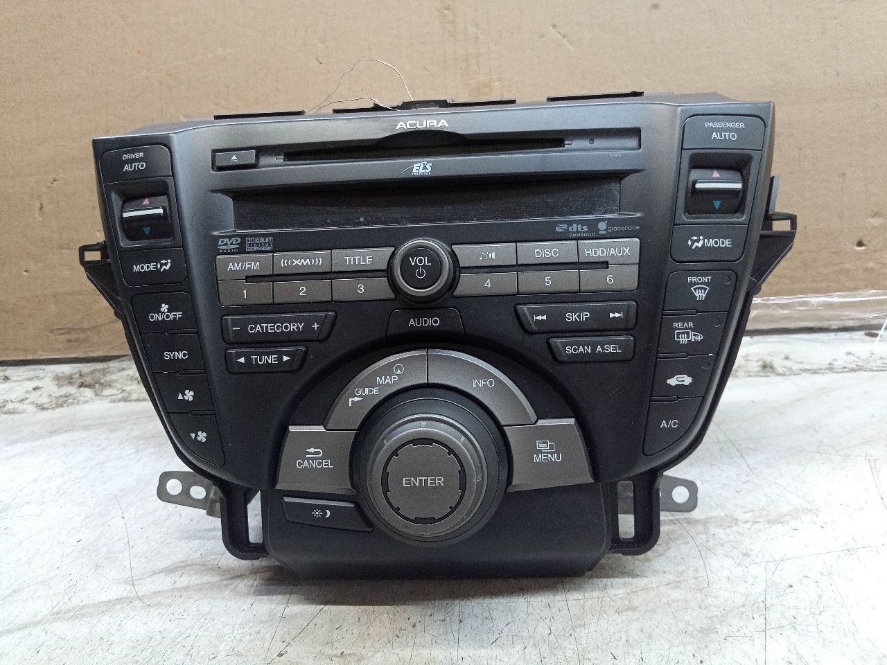 2011 ACURA TL 3.7L 6cyl Gasoline VVT Radio Audio - 250763 — photo 1