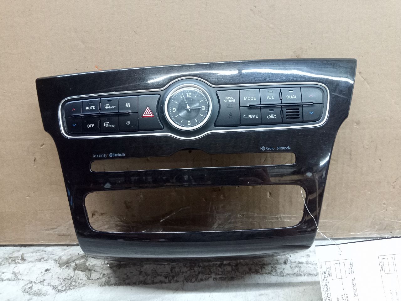 2014 KIA CADENZA TEMP CONTROL - 250778 — photo 1