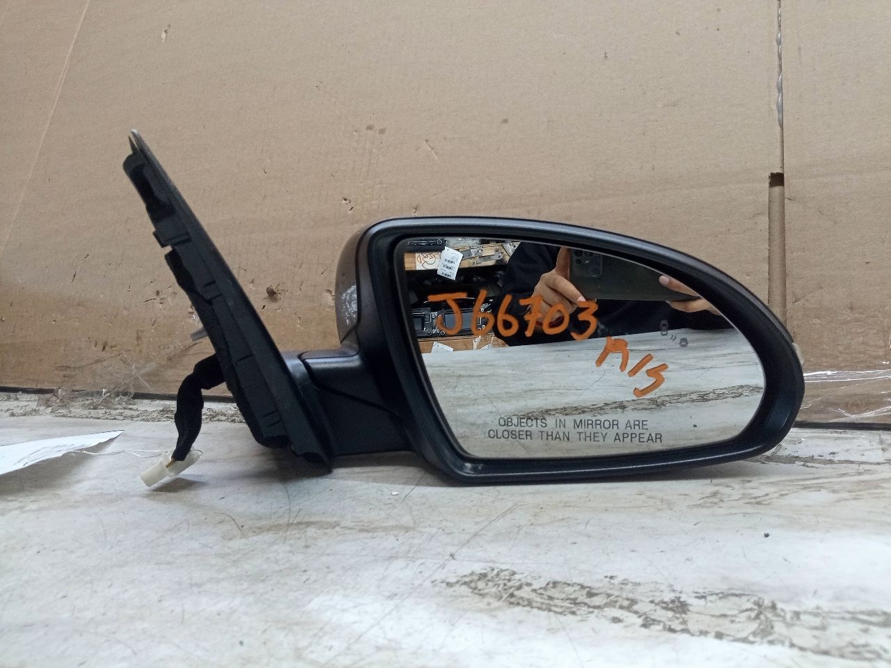 2013 KIA OPTIMA Right SIDE VIEW MIRROR - 250780 — photo 1