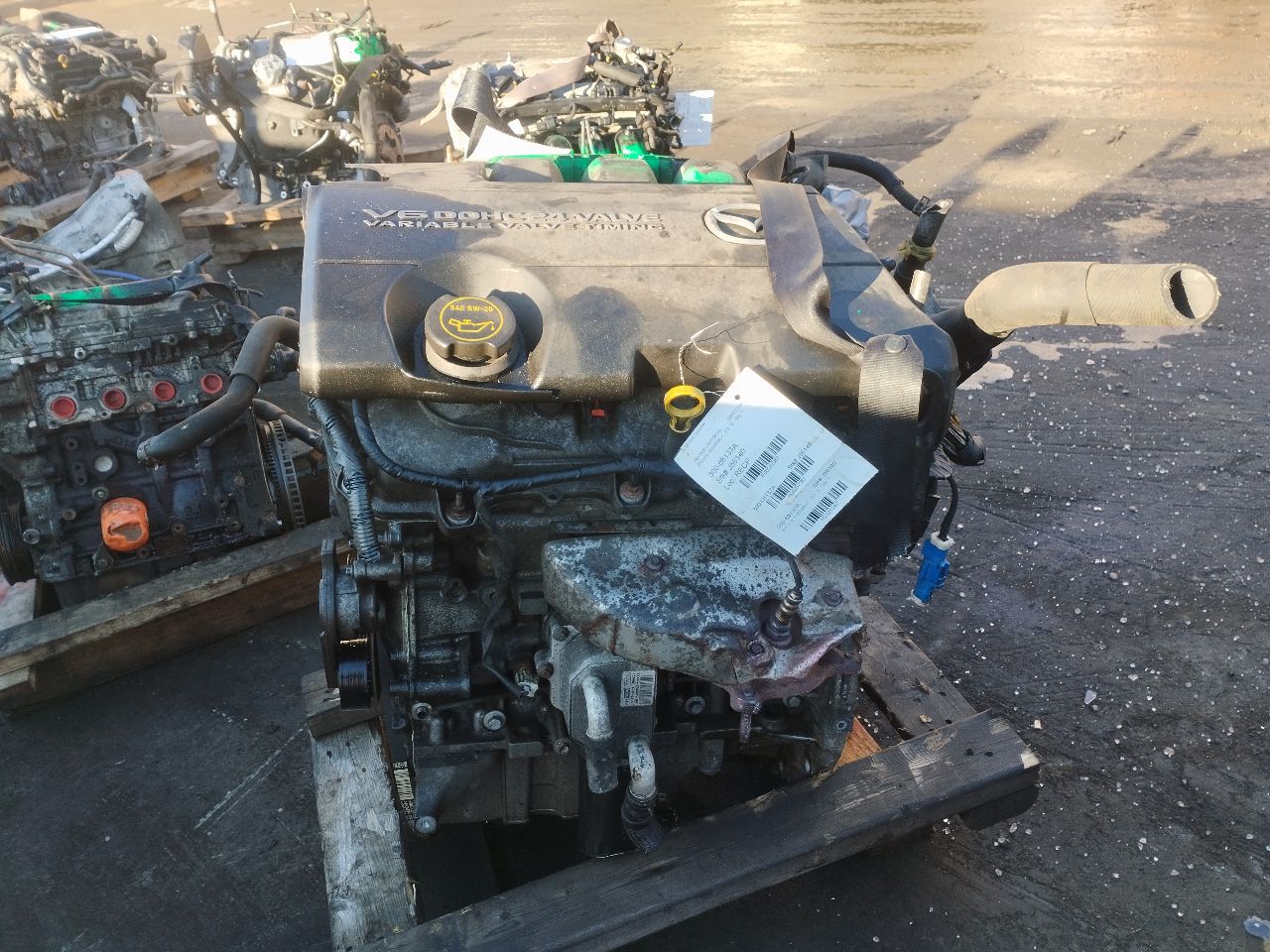 2008 MAZDA CX-9 6cyl Gasoline 3.7 ENGINE ASSEMBLY - 252367