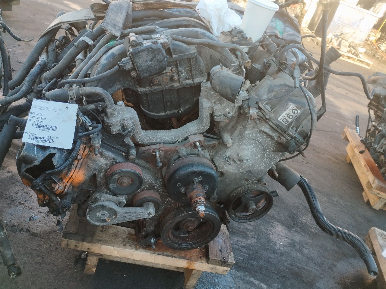 2009 FORD F250SD PICKUP 6.8L Triton V10 ENGINE ASSEMBLY - 252428