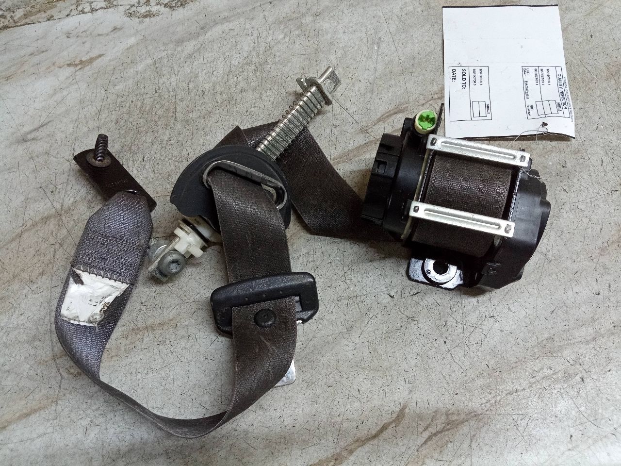 2009 LINCOLN MKS 6cyl Gasoline 3.7 Seat Belt, Front - 252837