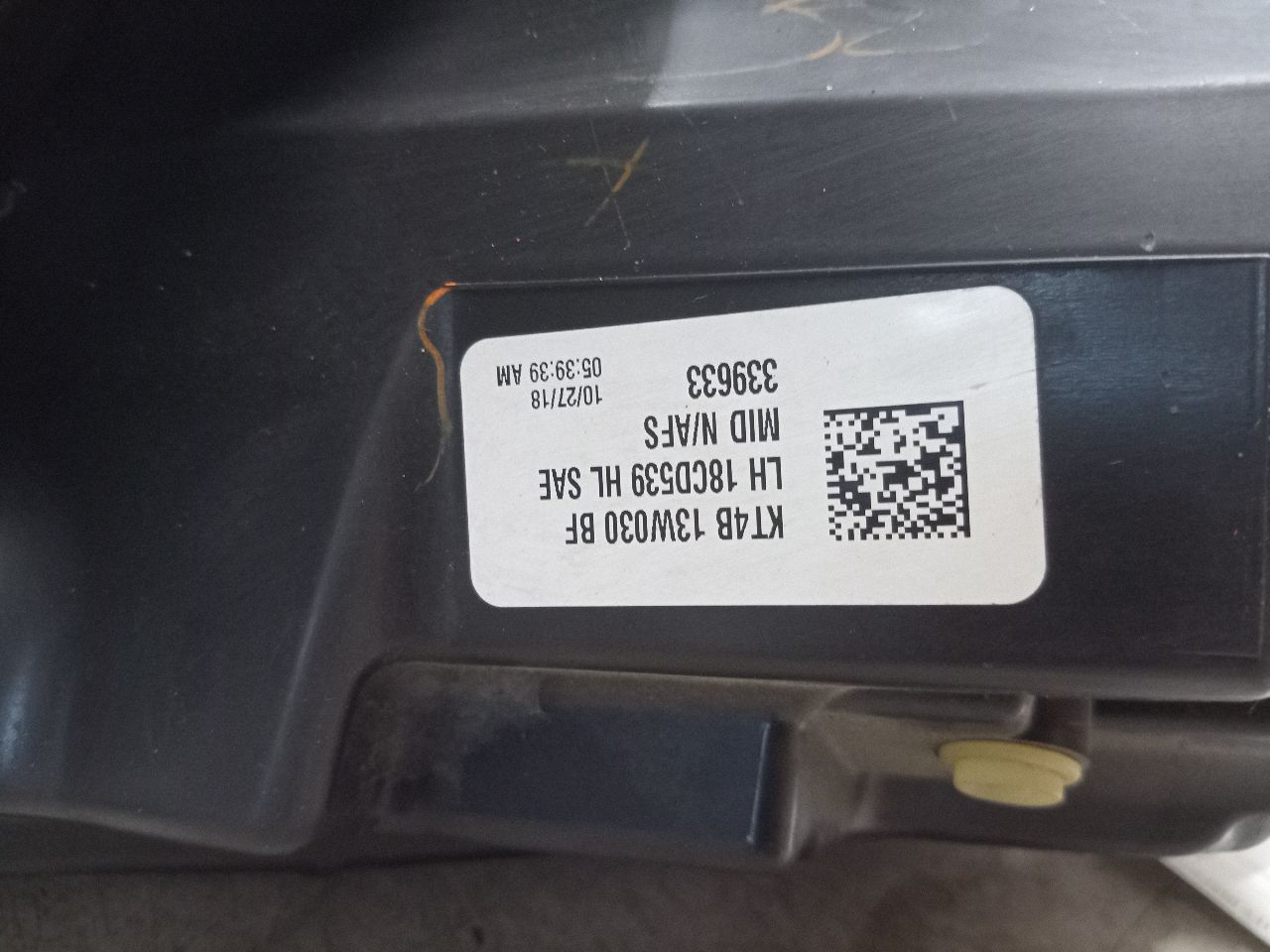 2019 FORD EDGE 2.0L 4cyl Turbo Gasoline Left HEADLAMP ASSEMBLY - 252941 — photo 7