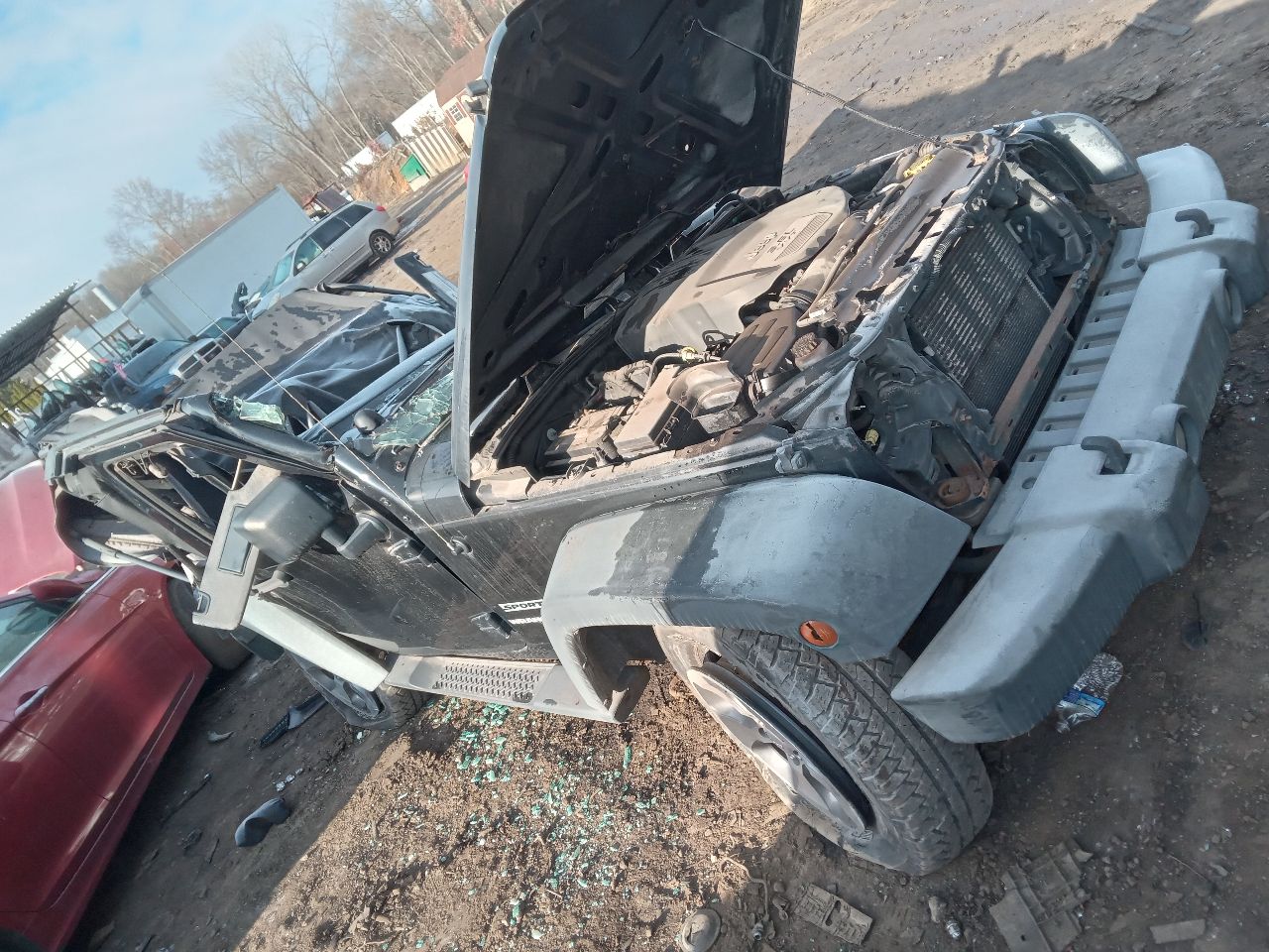 2012 JEEP WRANGLER 6cyl Gasoline 3.6 AXLE ASSEMBLY, RR - 256071 — photo 1