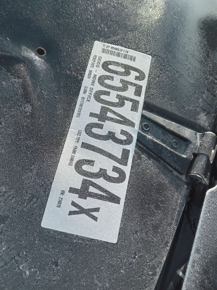 2012 JEEP WRANGLER 6cyl Gasoline 3.6 AXLE ASSEMBLY, RR - 256071 — photo 8