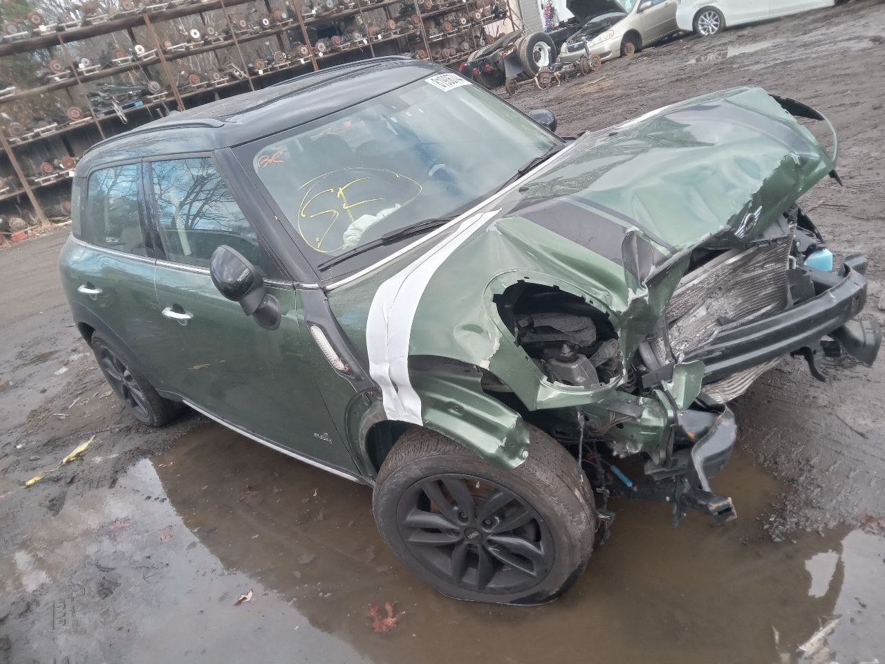 2015 MINI COOPER COUNTRYMAN 4cyl Gasoline Turbo 1.6 ENGINE ASSEMBLY - 256491