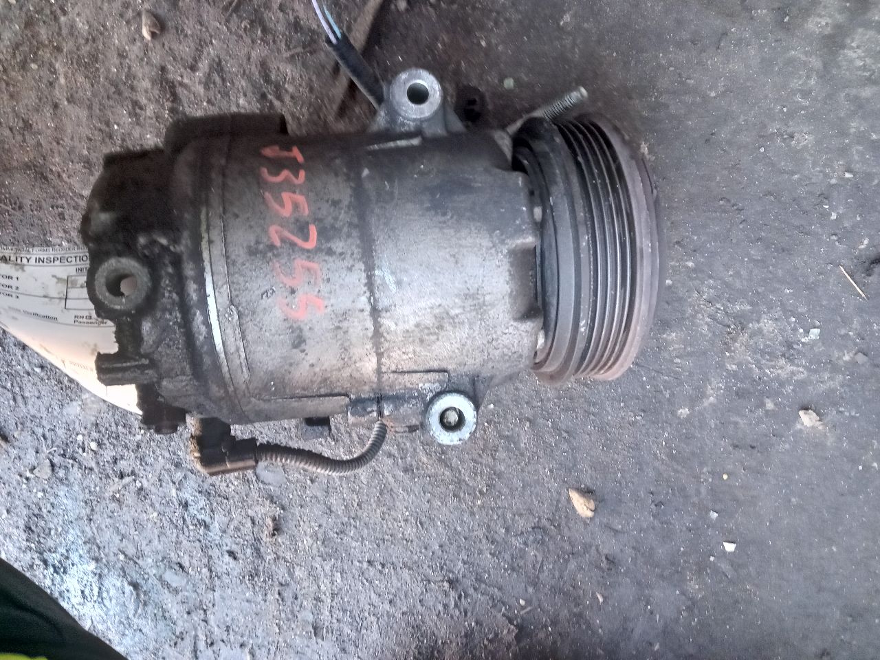 2014 CHEVROLET CRUZE 4cyl Gasoline Turbo 1.4 AC COMPRESSOR - 258470