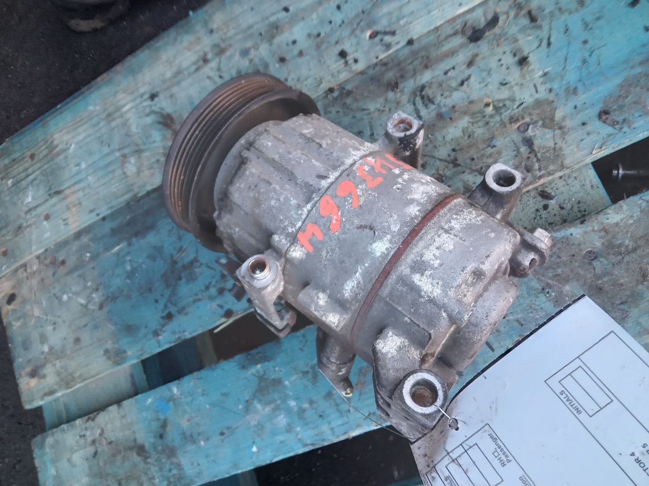2014 KIA SOUL 4cyl Gasoline 1.6 AC COMPRESSOR - 258498 — photo 1