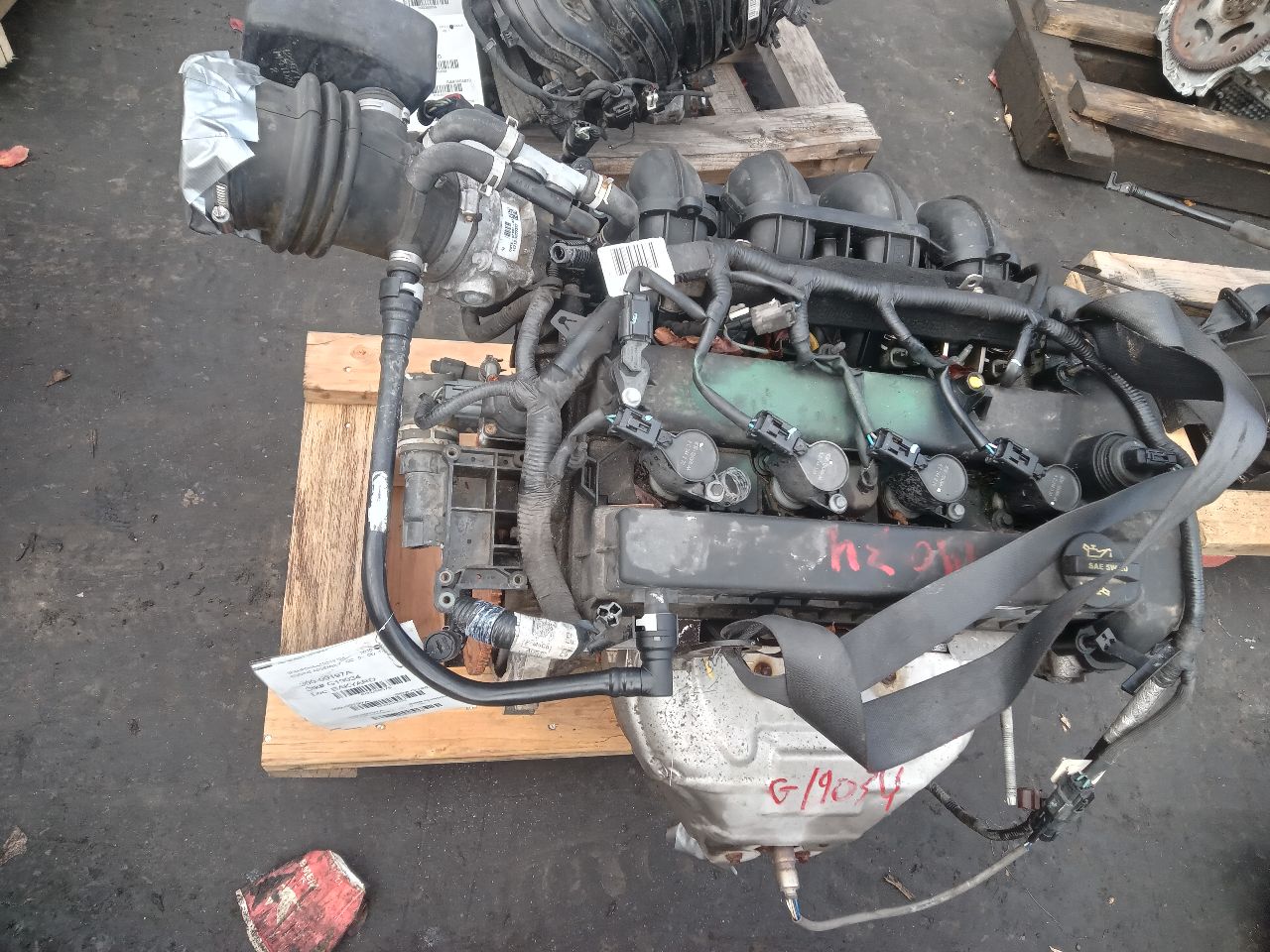2010 FORD FUSION 4cyl Gasoline 2.5 ENGINE ASSEMBLY - 258575