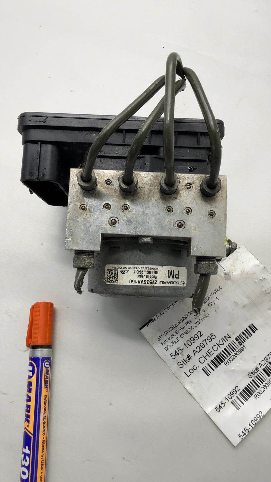 2020 SUBARU WRX 2.0L 4cyl Turbo Gasoline Anti-lock Brake Pts - 260991 — photo 5