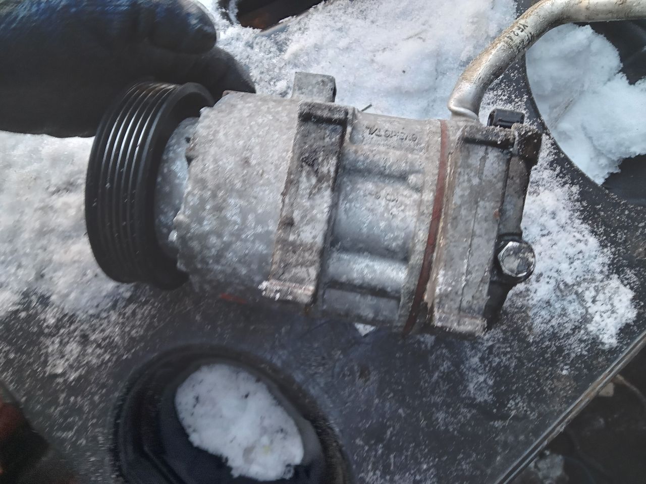 2013 HYUNDAI SONATA AC COMPRESSOR - 262160 — photo 4