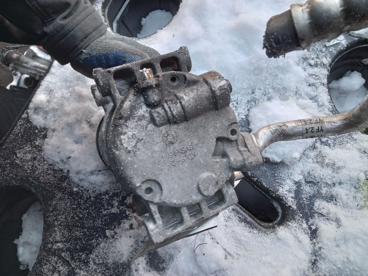 2013 HYUNDAI SONATA AC COMPRESSOR - 262160 — photo 5