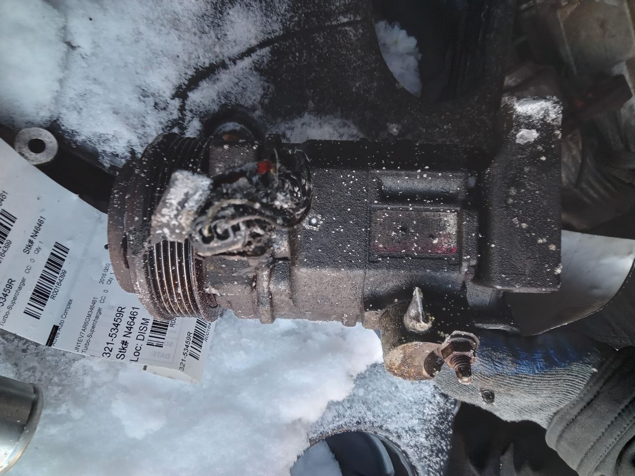 2009 CHRYSLER TOWN & COUNTRY 6cyl Gasoline 3.8 AC COMPRESSOR - 262164 — photo 4