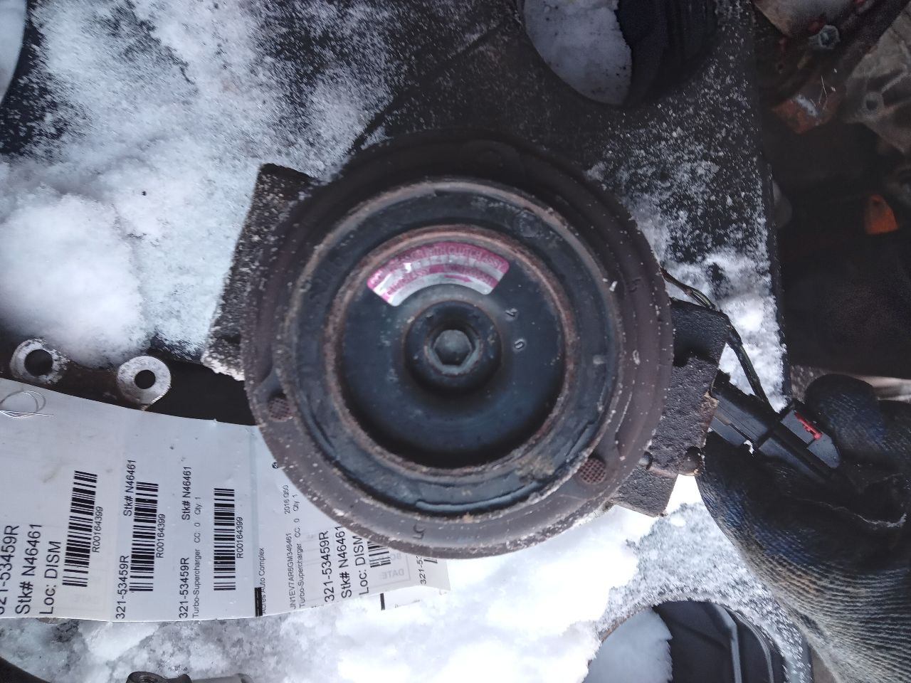 2009 CHRYSLER TOWN & COUNTRY 6cyl Gasoline 3.8 AC COMPRESSOR - 262164 — photo 5