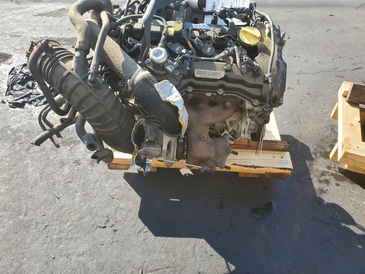 2014 HYUNDAI SANTA FE 4cyl Gasoline Turbo 2.0 ENGINE ASSEMBLY - 263320 — photo 3