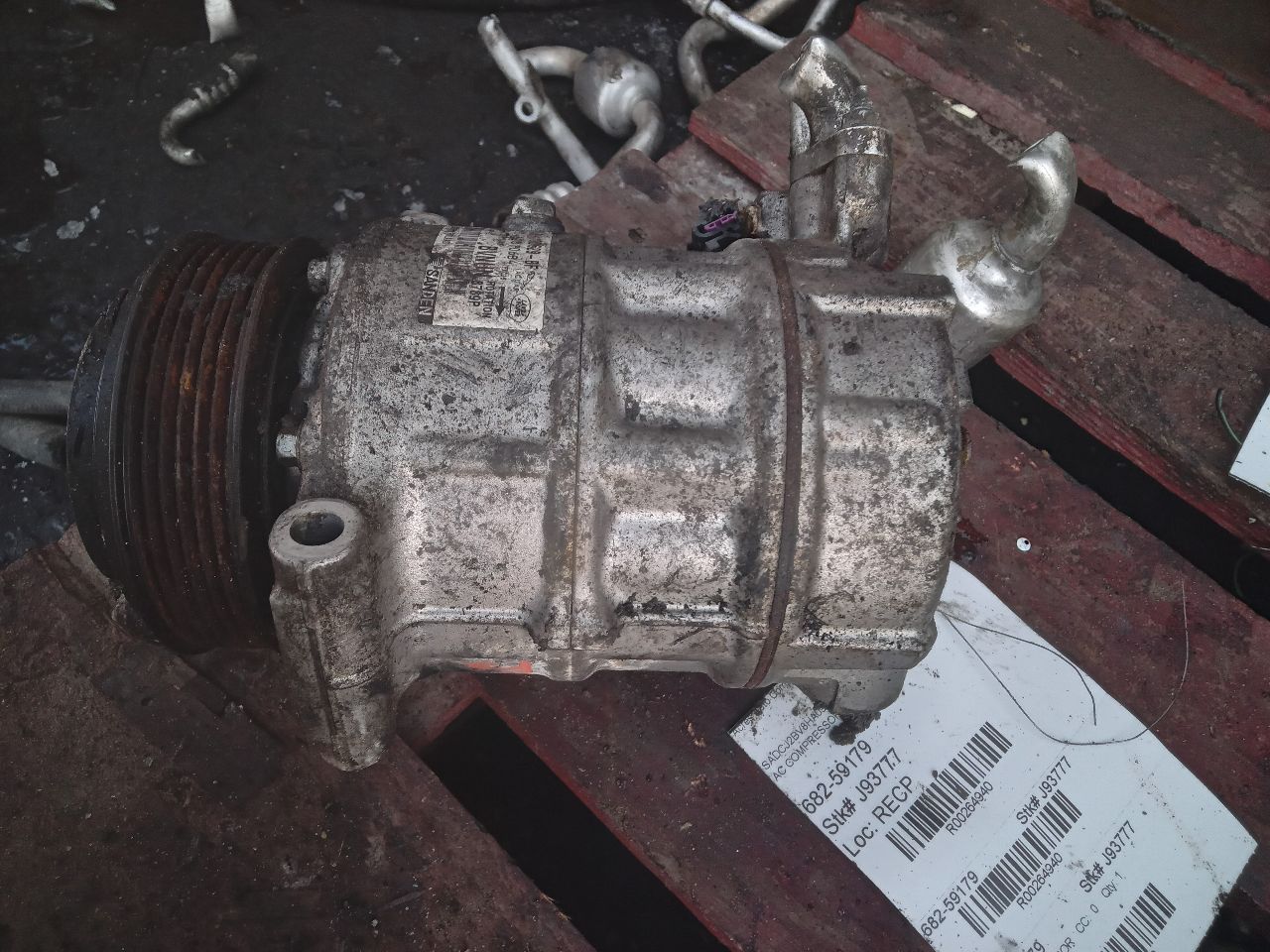 2018 LAND ROVER VELAR 6cyl Supercharged 3.0 AC COMPRESSOR - 264940