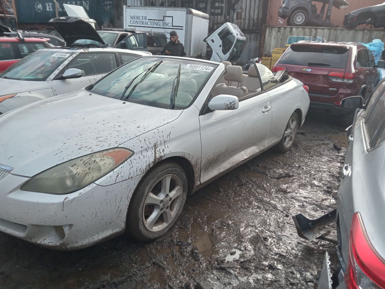 2006 TOYOTA SOLARA 6cyl Gasoline 3.3 AC COMPRESSOR - 266521 — photo 3