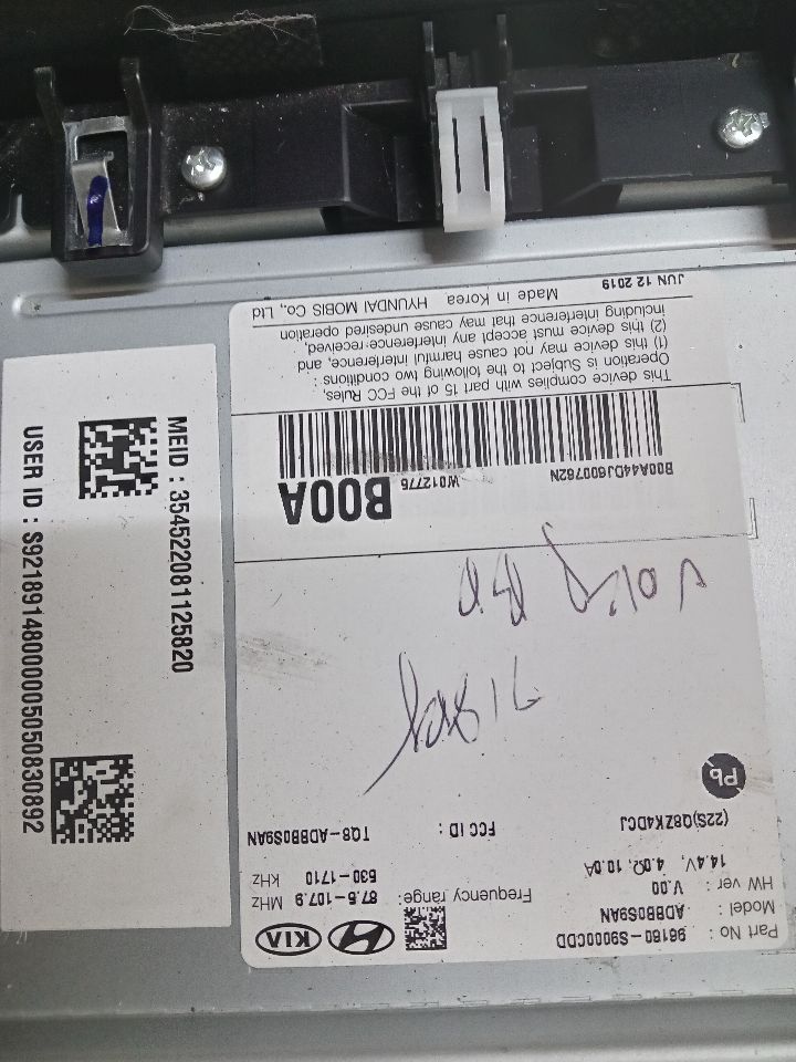 2020 KIA TELLURIDE 3.8L 6cyl Gasoline VVT Radio Audio - 266971 — photo 4