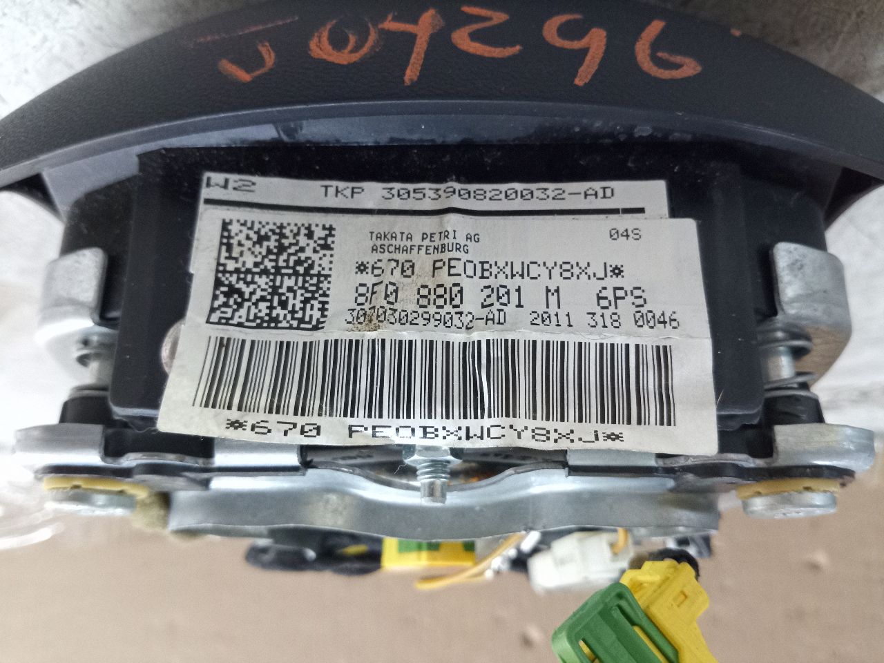 2012 AUDI A5 4cyl Gasoline Turbo 2.0 Left AIR BAG - 267539 — photo 3