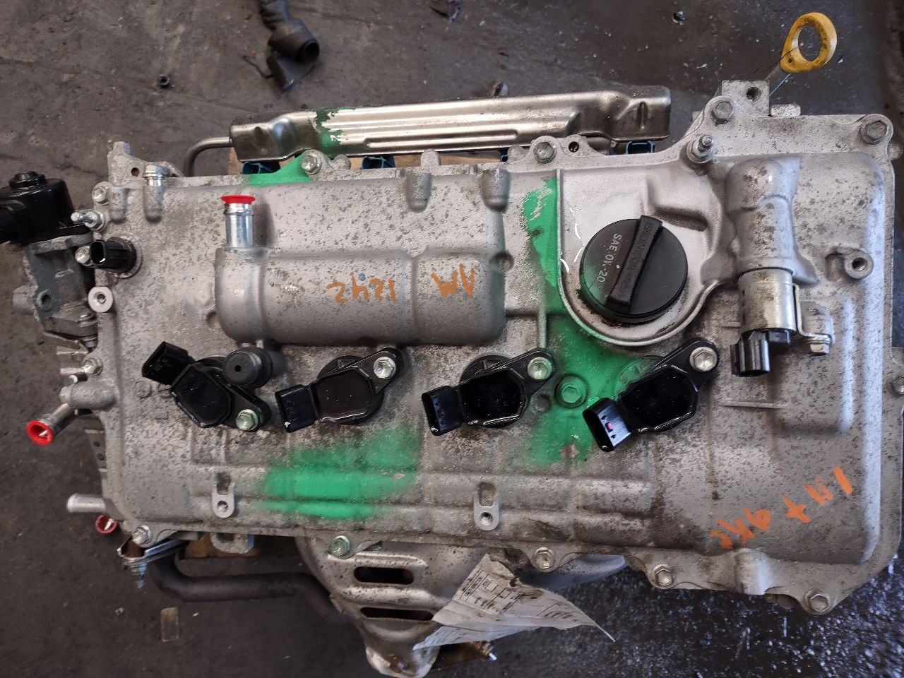 2014 TOYOTA PRIUS 4cyl Hybrid 1.8 ENGINE ASSEMBLY - 268023 — photo 4