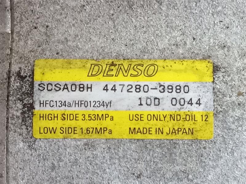 2022 SUBARU BR-Z AC COMPRESSOR - 27399 — photo 4