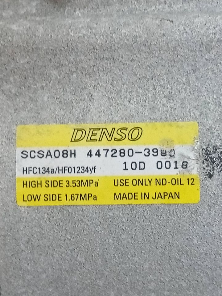 2022 SUBARU BR-Z AC COMPRESSOR - 27577 — photo 6