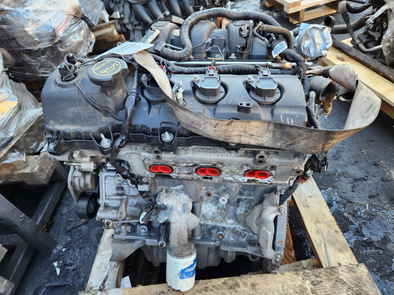 2014 LINCOLN MKX 6cyl Gasoline 3.7 ENGINE ASSEMBLY - 277577 — photo 8