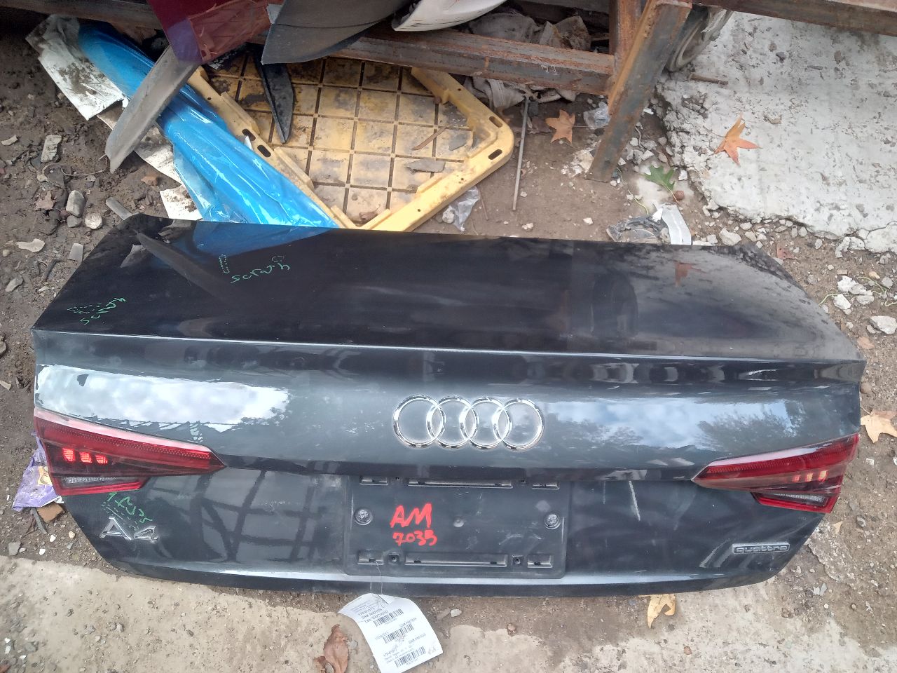 2019 AUDI A4 2.0L 4cyl Turbo Gasoline Decklid  Tailgate - 287941