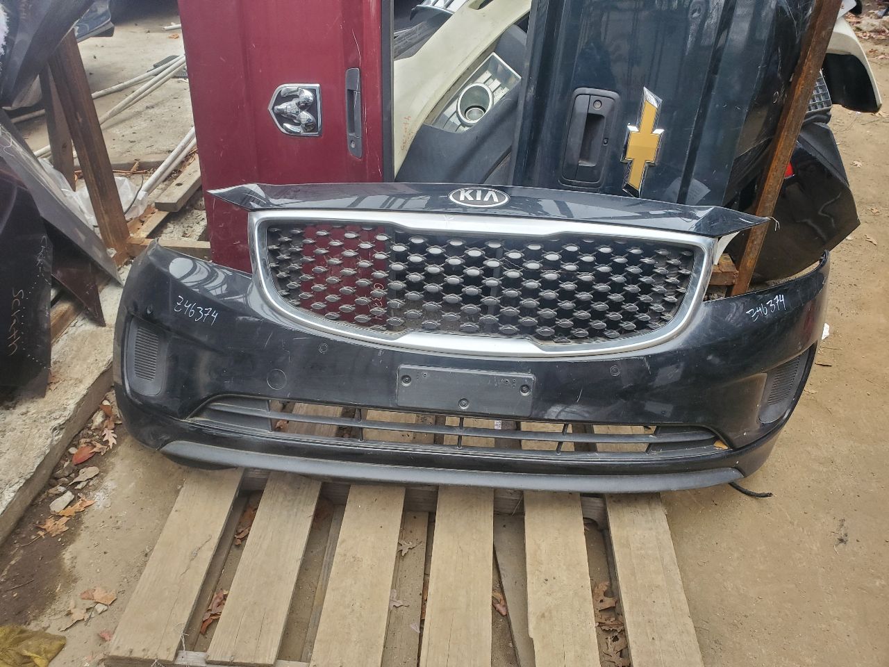 2018 KIA SEDONA 3.3L 6cyl Gasoline VVT BUMPER ASSY, FRONT - 292481