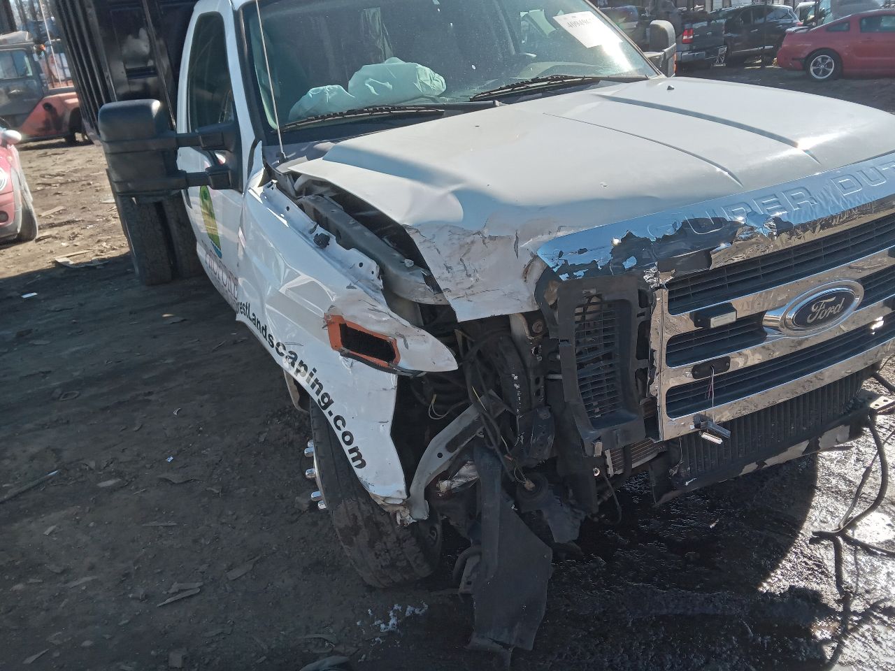 2008 FORD F350SD PICKUP 8cyl Diesel Turbo 6.4 ENGINE ASSEMBLY - 295300 — photo 7