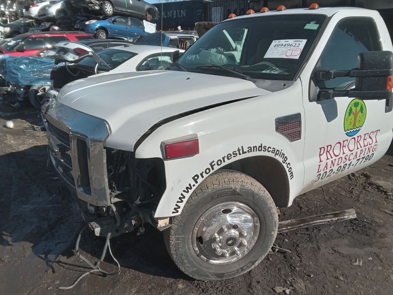 2008 FORD F350SD PICKUP 8cyl Diesel Turbo 6.4 ENGINE ASSEMBLY - 295300 — photo 8