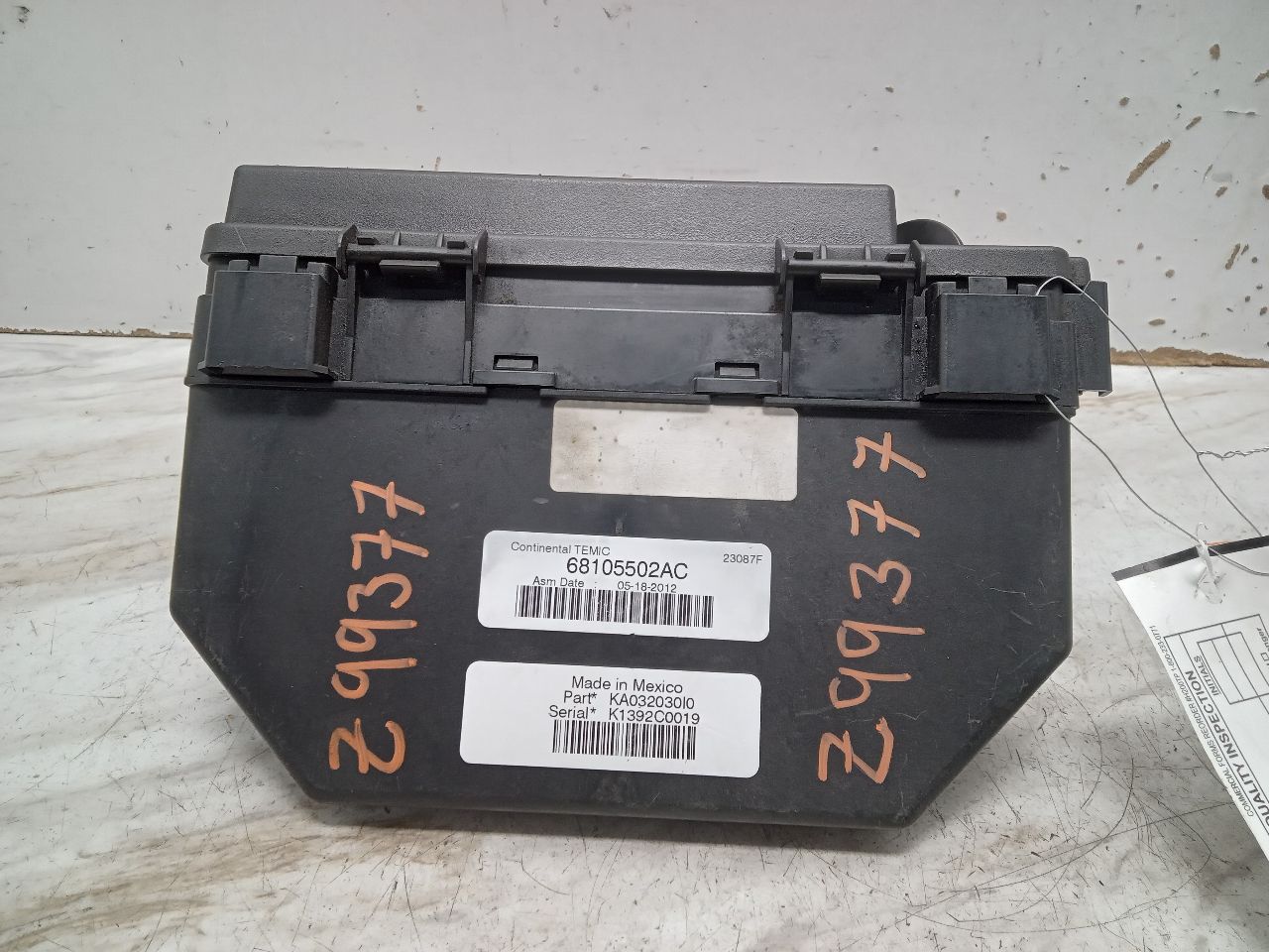 2012 JEEP LIBERTY 6cyl Gasoline 3.7 Chassis Cont Mod - 296143