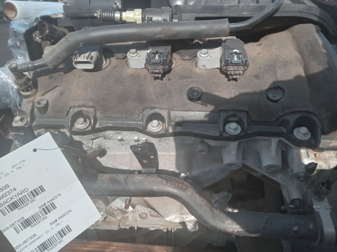 2011 CADILLAC CTS 6cyl Gasoline 3.0 ENGINE ASSEMBLY - 297282 — photo 3