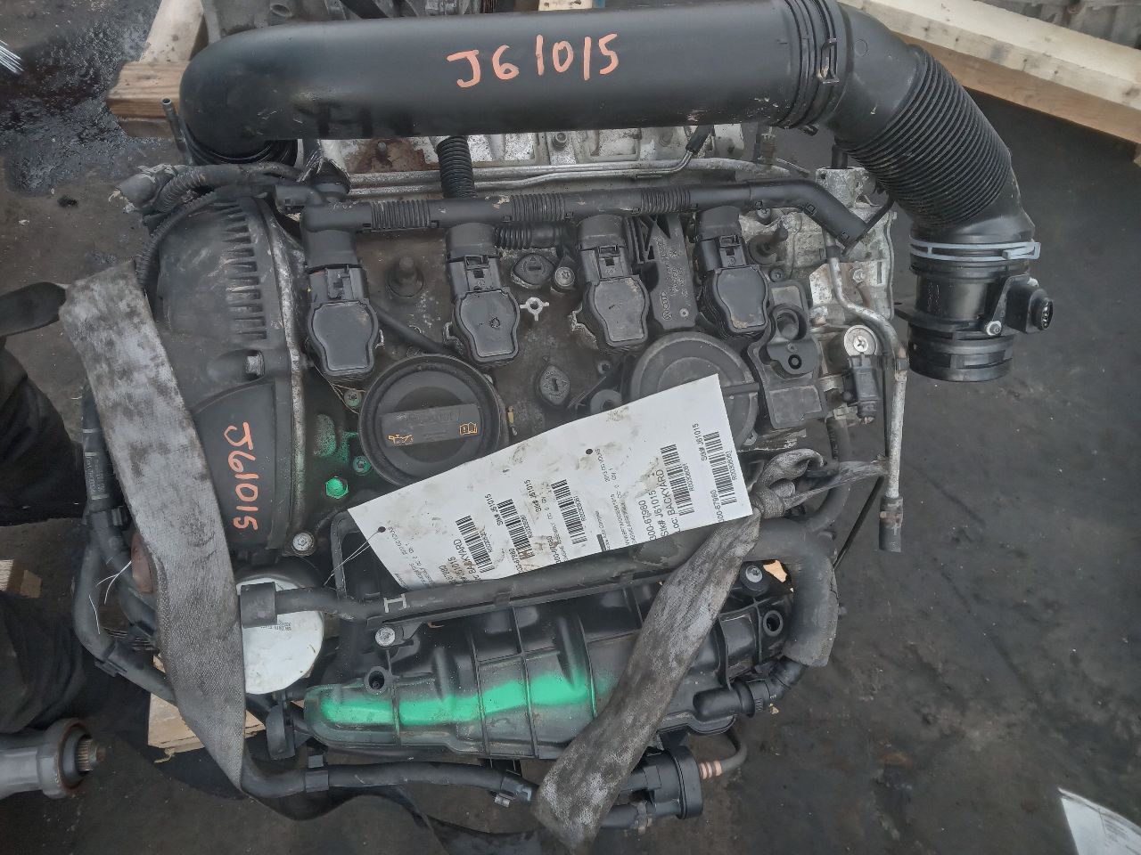 2013 VOLKSWAGEN TIGUAN 4cyl Gas Turbo 2.0 PZEV ENGINE ASSEMBLY - 308061
