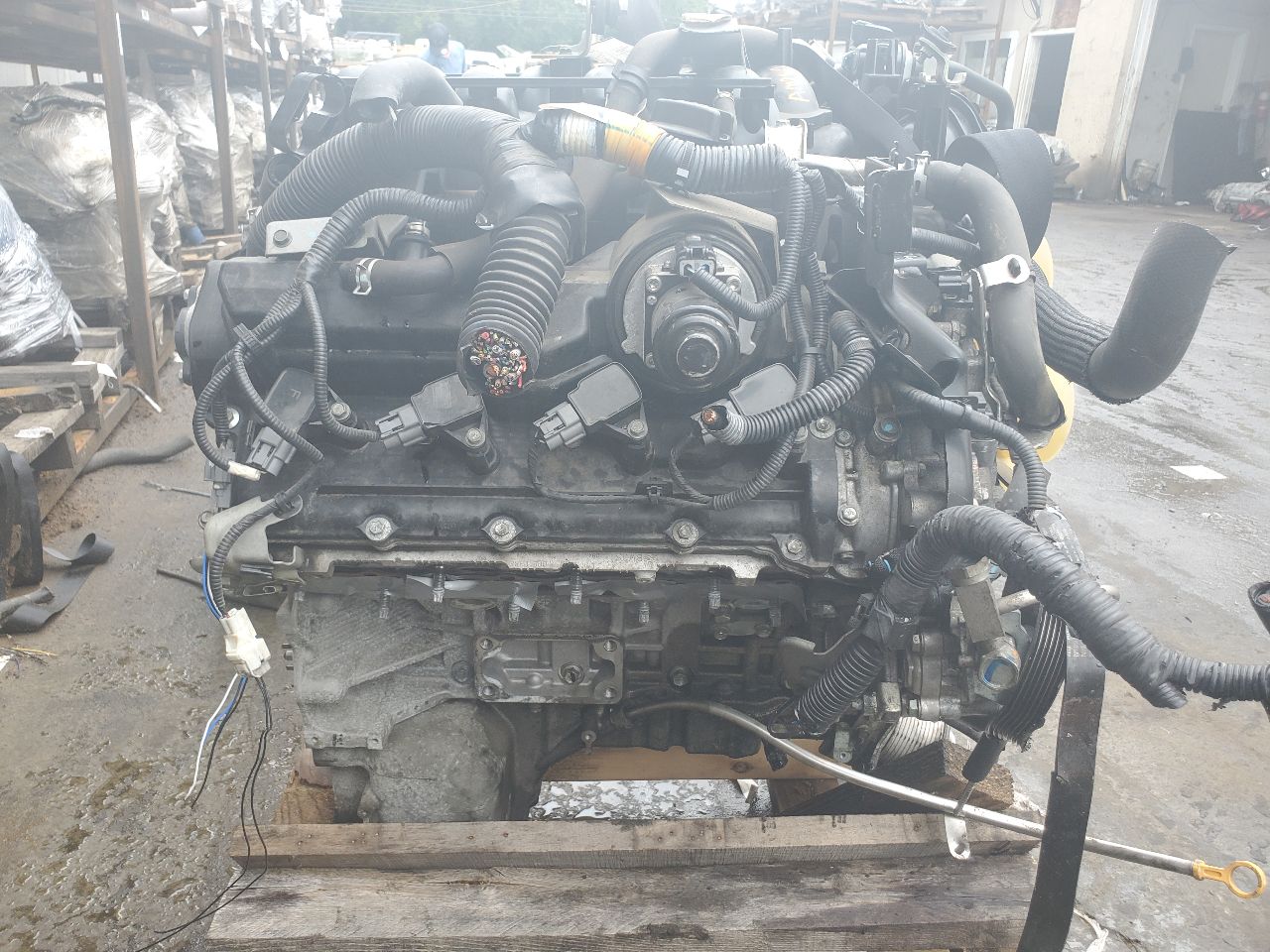 2017 NISSAN ARMADA 5.6L 8cyl Gasoline VVT ENGINE ASSEMBLY - 308193 — photo 7