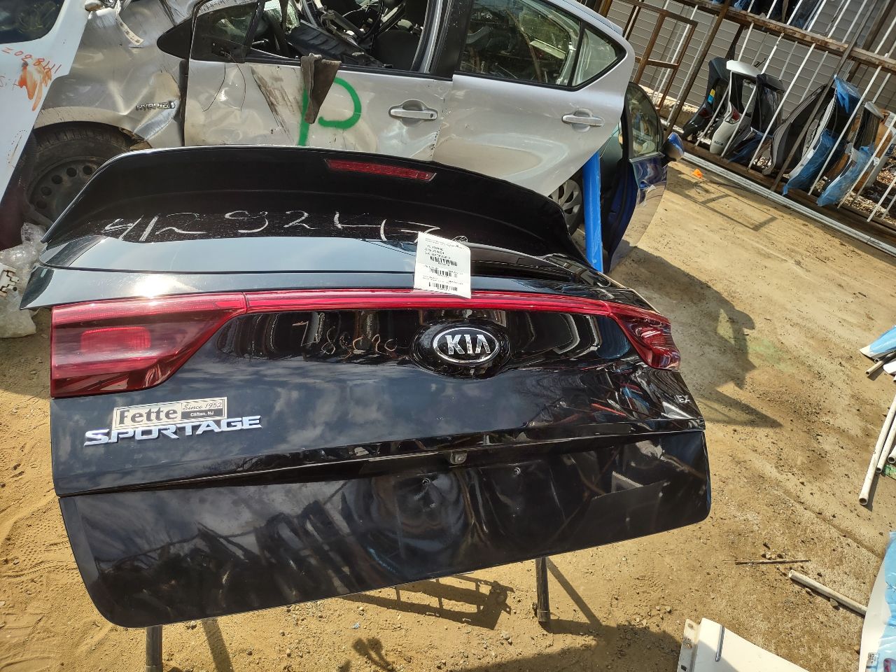 2020 KIA SPORTAGE 2.4L 4cyl Gasoline VVT Decklid  Tailgate - 309478