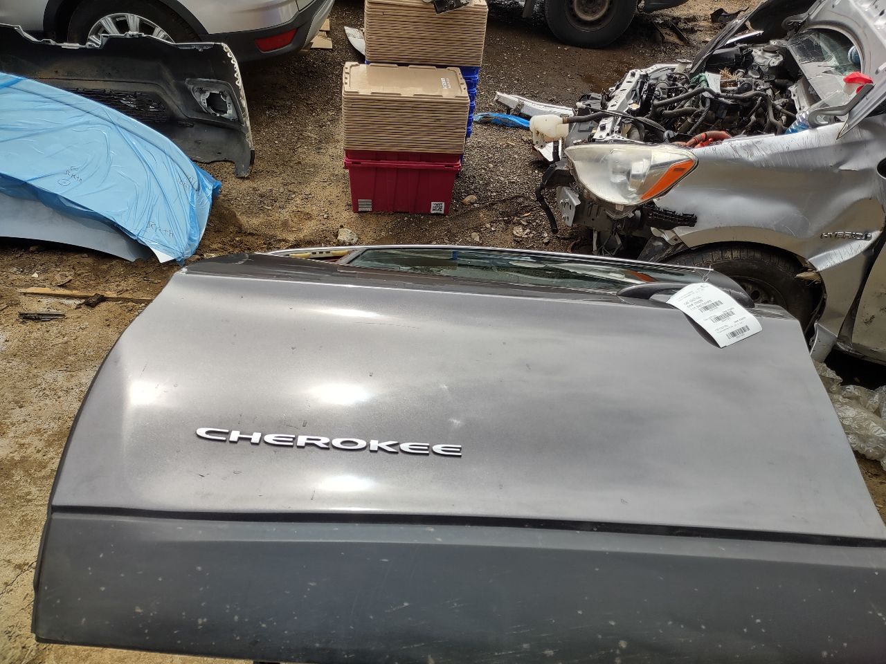 2019 JEEP CHEROKEE 3.2L 6cyl VVT Left DOOR ASSEMBLY, FR - 310231 — photo 5