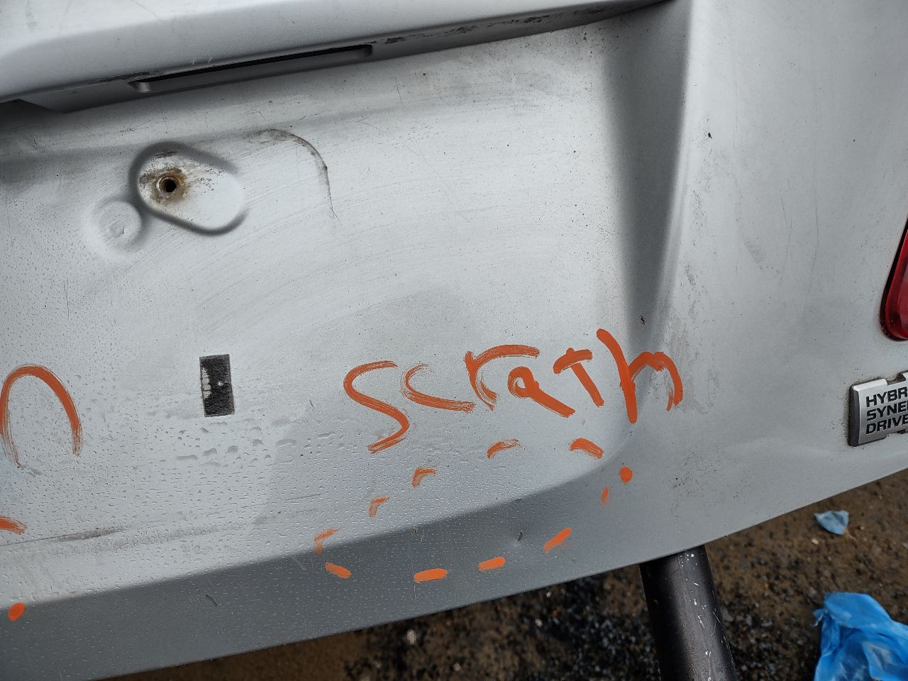 2008 TOYOTA CAMRY 4cyl Hybrid 2.4 Decklid  Tailgate - 313924 — photo 2