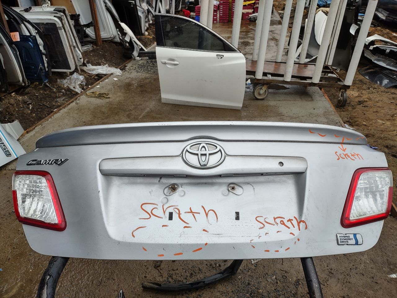 2008 TOYOTA CAMRY 4cyl Hybrid 2.4 Decklid  Tailgate - 313924 — photo 6