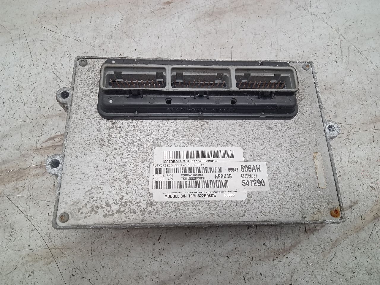 2002 JEEP LIBERTY 6cyl Gasoline 3.7 Eng/Motor Cont Mod - 318604