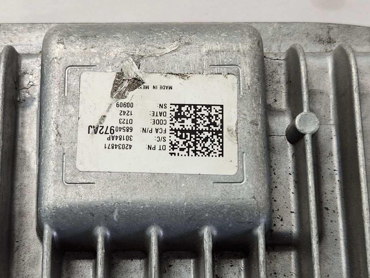 2022 DODGE PROMASTER 2500 VAN 3.6L 6cyl Eng/Motor Cont Mod - 319940 — photo 4