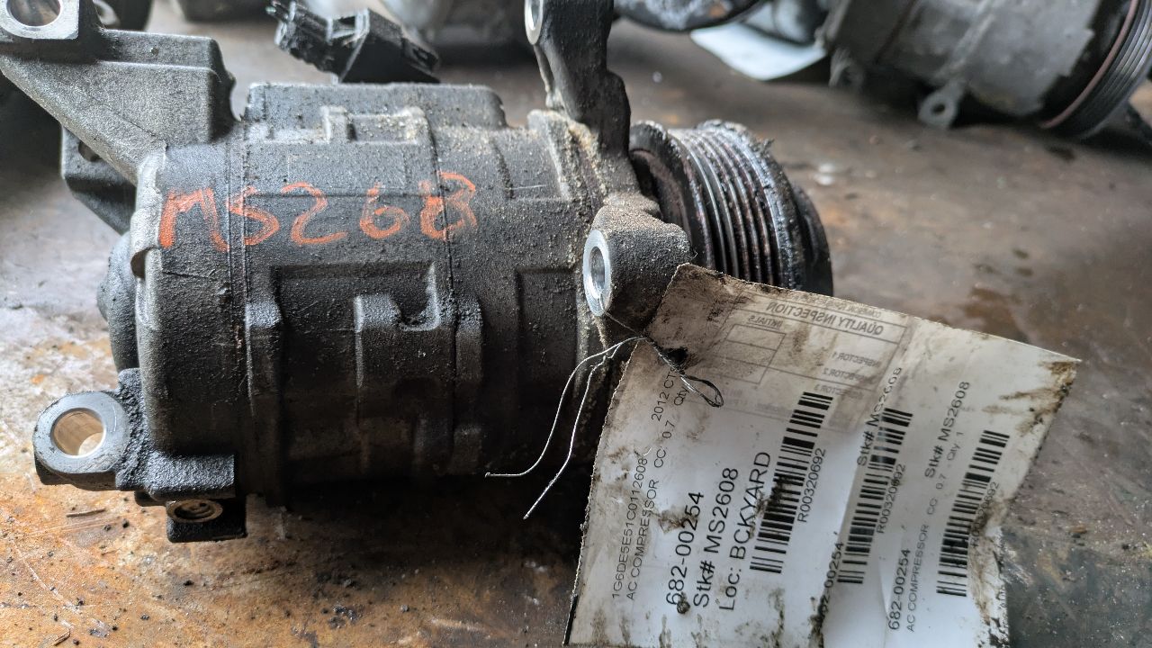 2012 CADILLAC CTS 6cyl Gasoline 3.0 Dohc AC COMPRESSOR - 320692 — photo 2