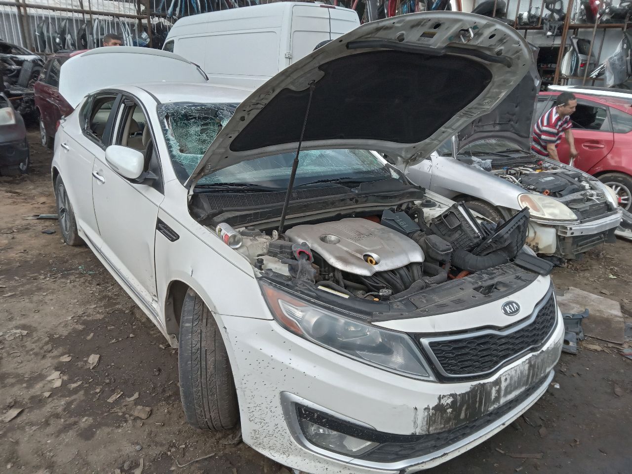 2012 KIA OPTIMA 4cyl Hybrid 2.4 AC COMPRESSOR - 324930 — photo 5
