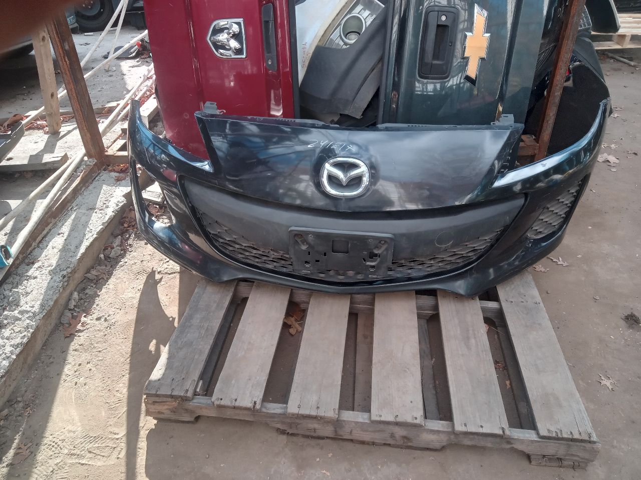 2012 MAZDA 3 4cyl Gasoline 2.0 Dohc BUMPER ASSY, FRONT - 326160
