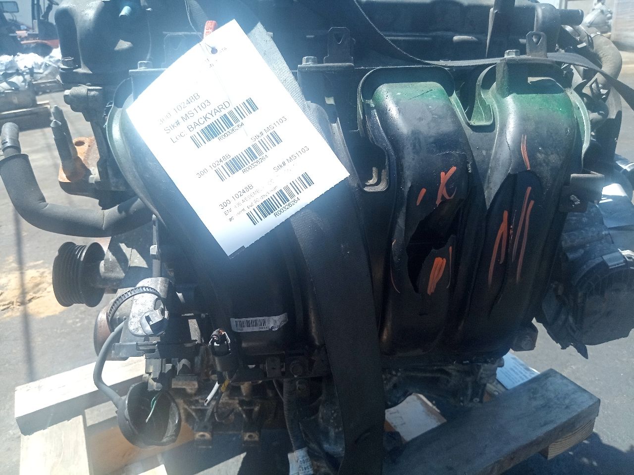 2011 HYUNDAI SONATA 4cyl Gasoline 2.4 PZEV ENGINE ASSEMBLY - 326264