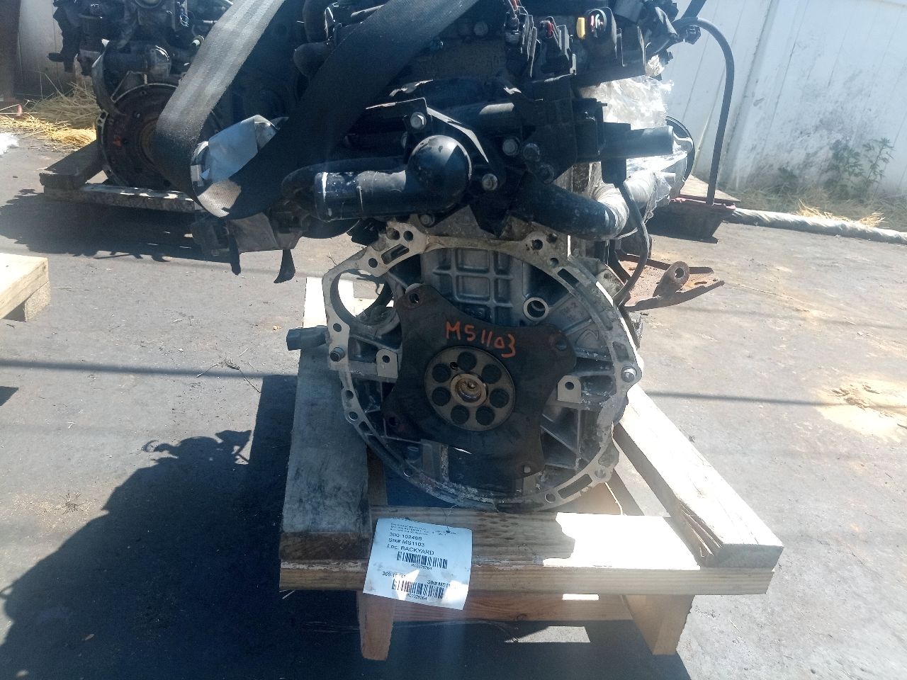 2011 HYUNDAI SONATA 4cyl Gasoline 2.4 PZEV ENGINE ASSEMBLY - 326264 — photo 6