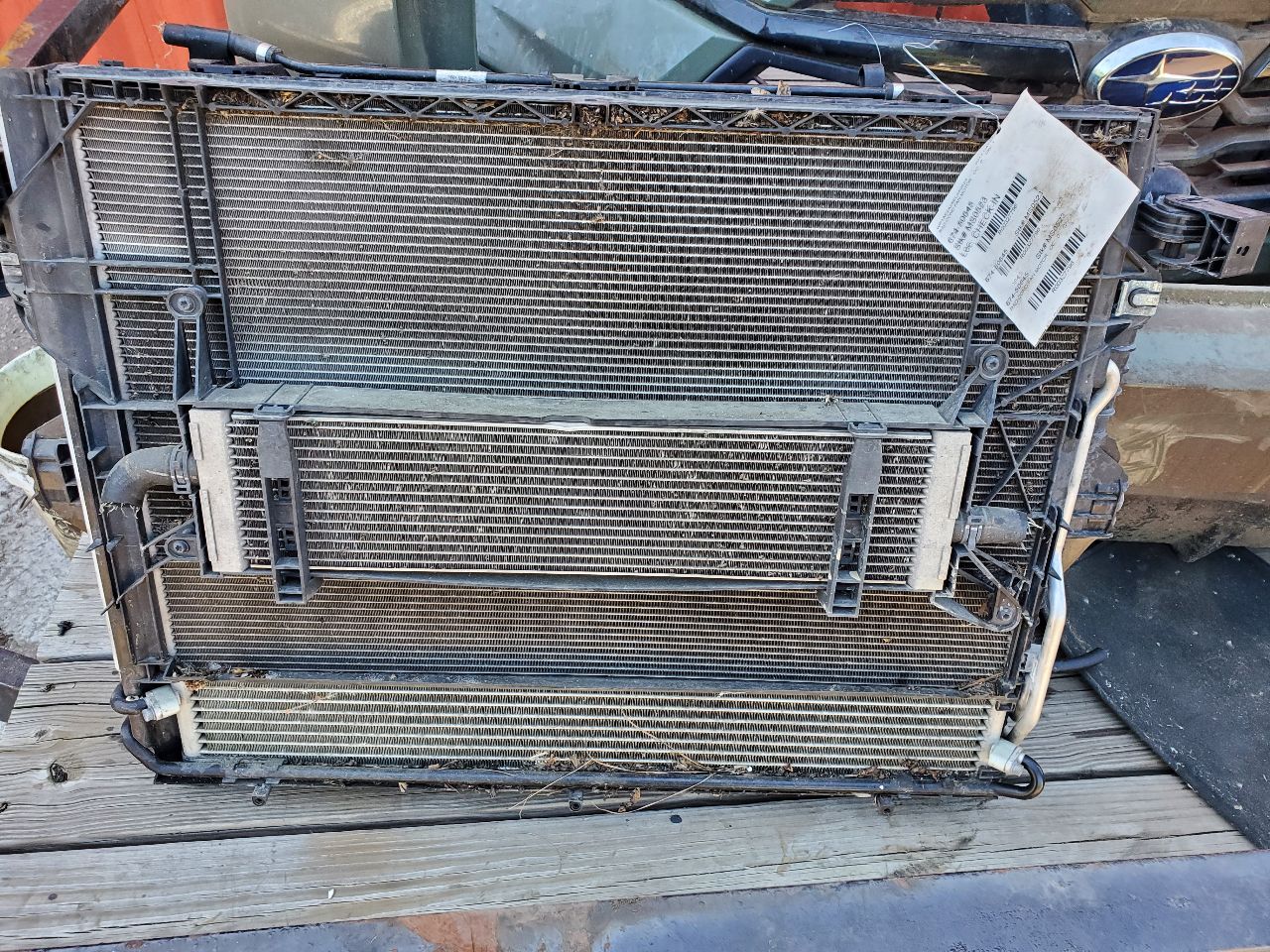2014 PORSCHE CAYENNE 6cyl 3.0 liter hybrid Radiators - 327796