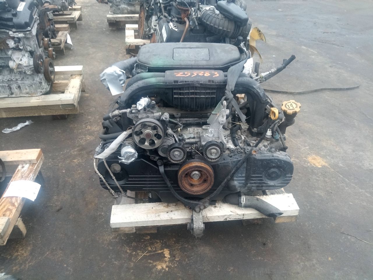 2012 SUBARU LEGACY 4cyl Gasoline 2.5 ENGINE ASSEMBLY - 328579 — photo 4