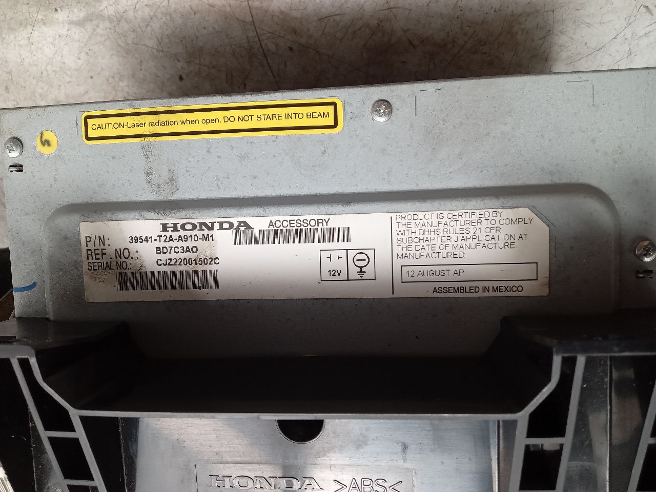 2013 HONDA ACCORD 6cyl Gasoline 3.5 Radio Audio - 329129 — photo 5